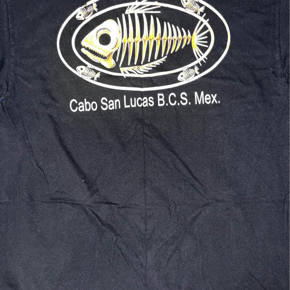 XL - fish bones “Cabo San Lucas B.C.S. Mexico” short sleeve tee